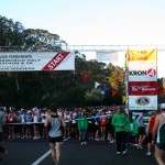 People getting ready to start running